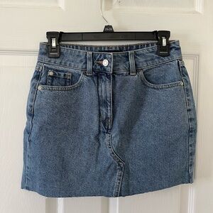 Next Denim Mini Skirt US Size 4/UK Size 6